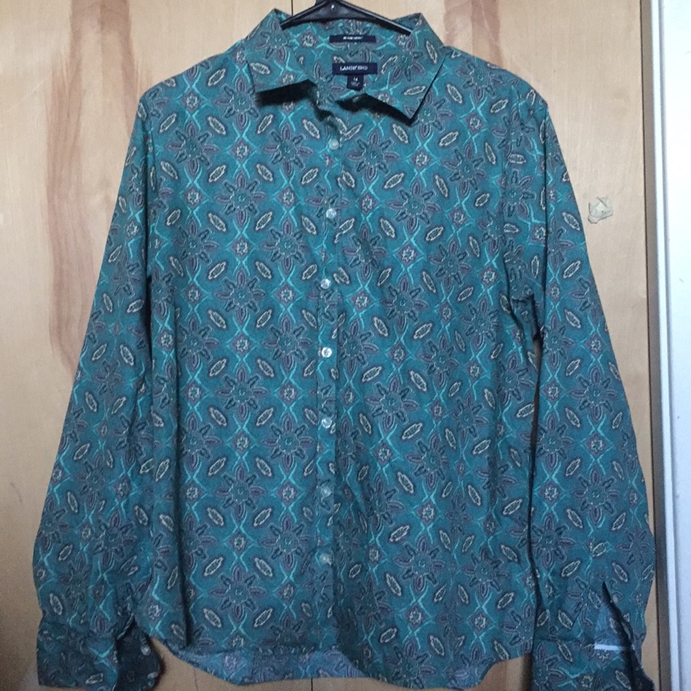 Lands End Button Down - image 2